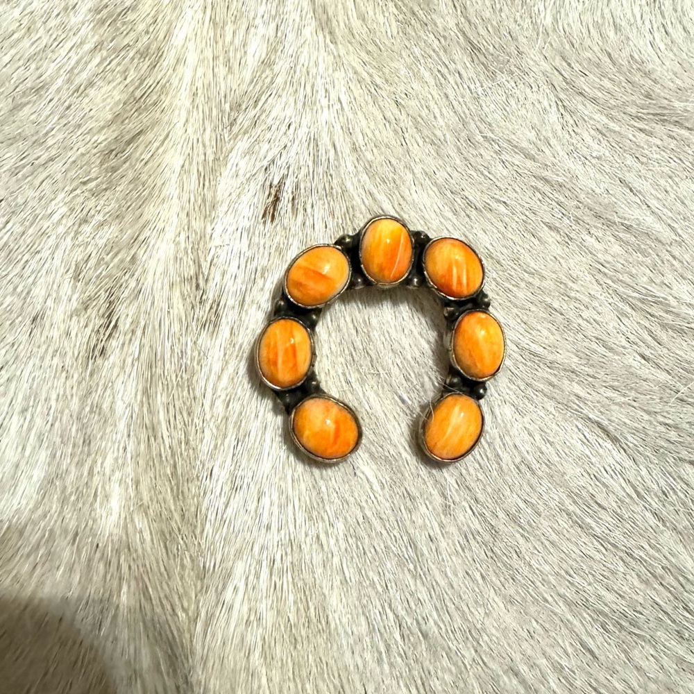 Spiny Oyster Naja Pendant- Stamped Sterling by the artist